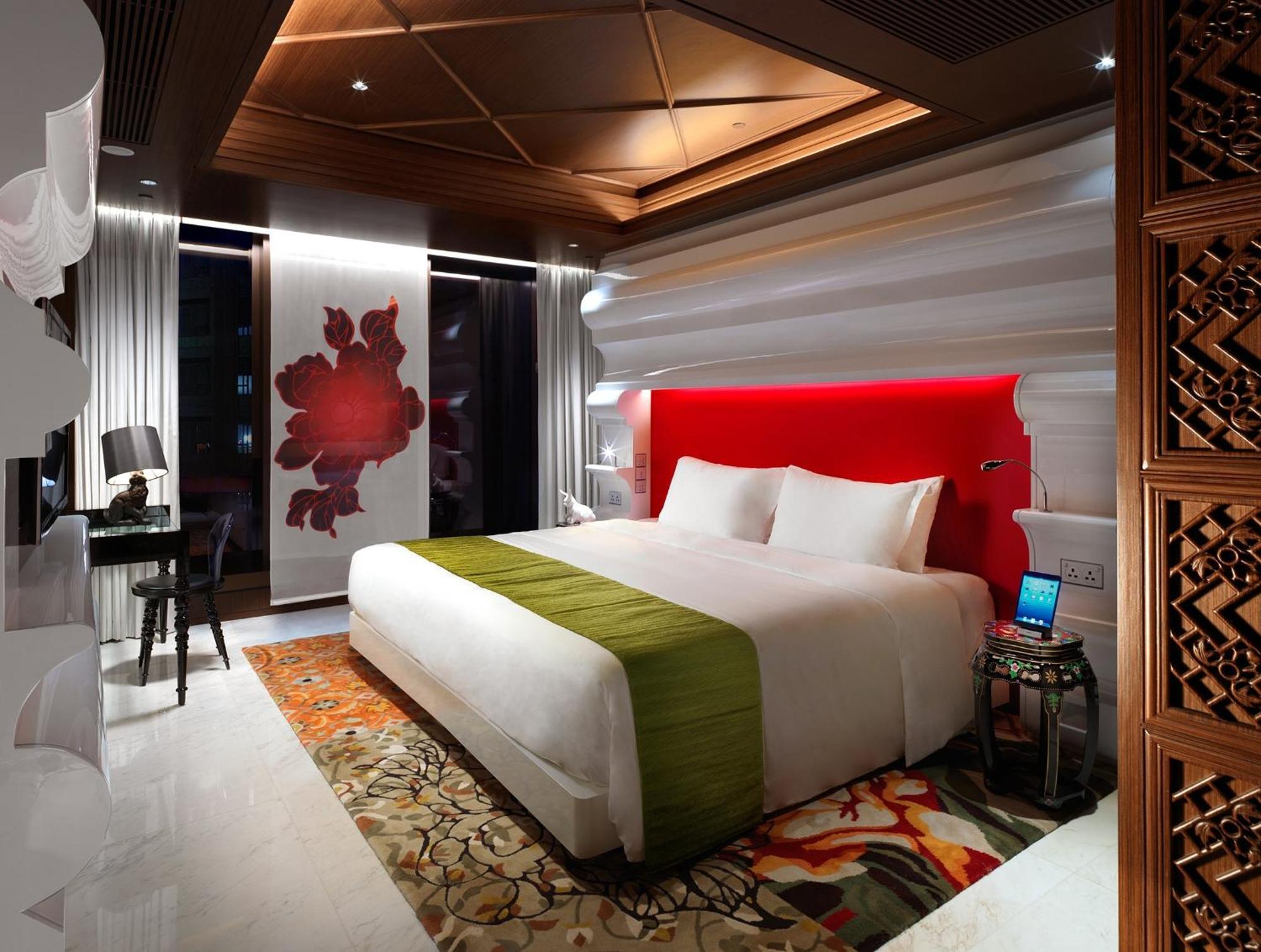 Chambre Lit King-Size Pleine Lune avec Vue Partielle sur le Port